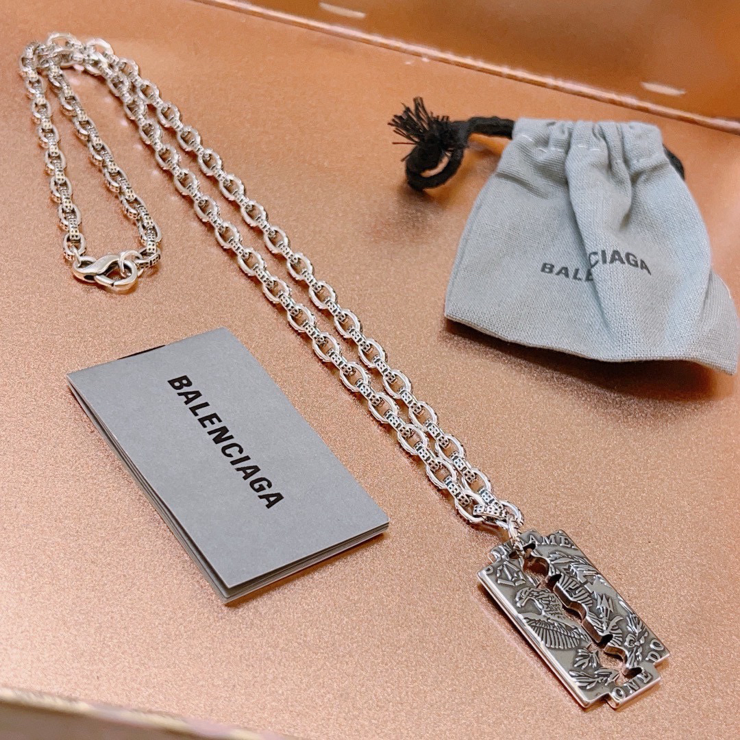 Balenciaga Blade Chain Necklace