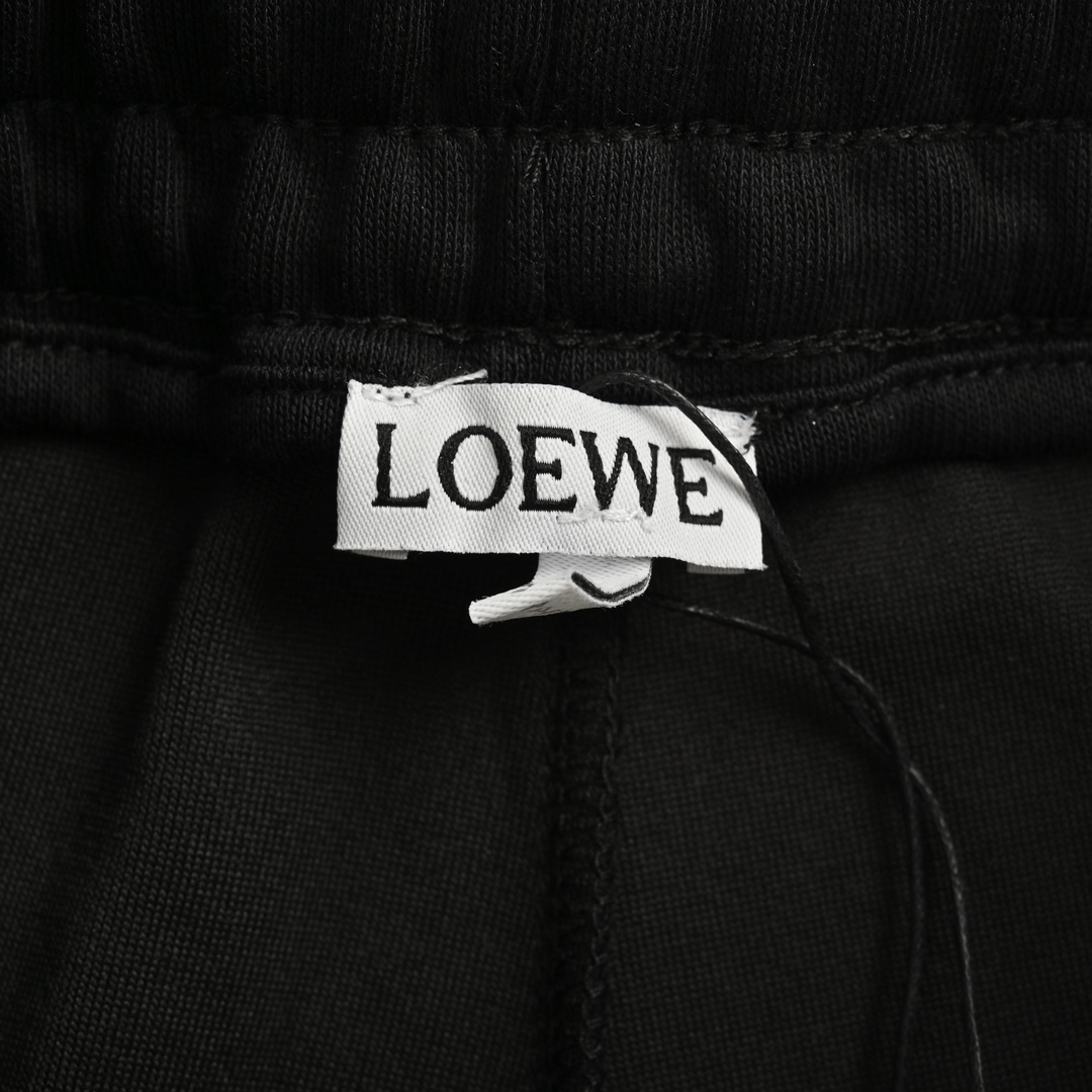 Loewe 24Fw embroidered logo button-down trousers