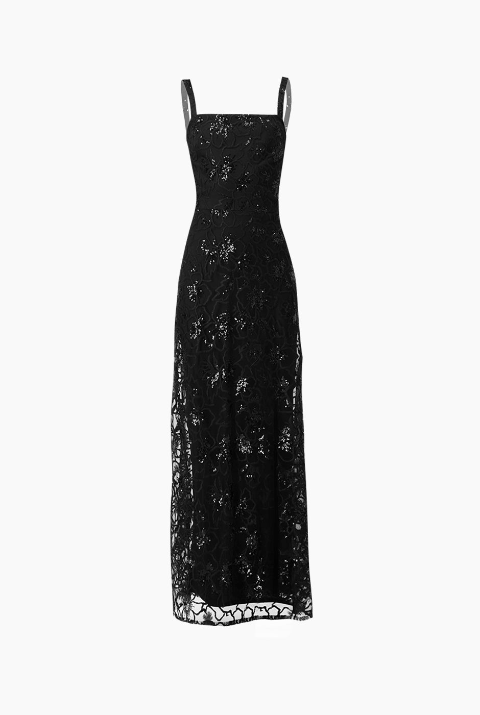Vestido negro de tirantes