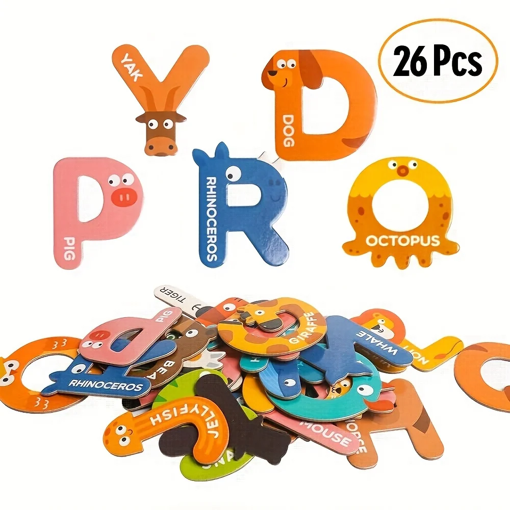 👍Last Day Promotion 50% OFF 💥 Animal-shaped Magnetic Alphabet ✨ BUY 2 FREE SHIPPING
