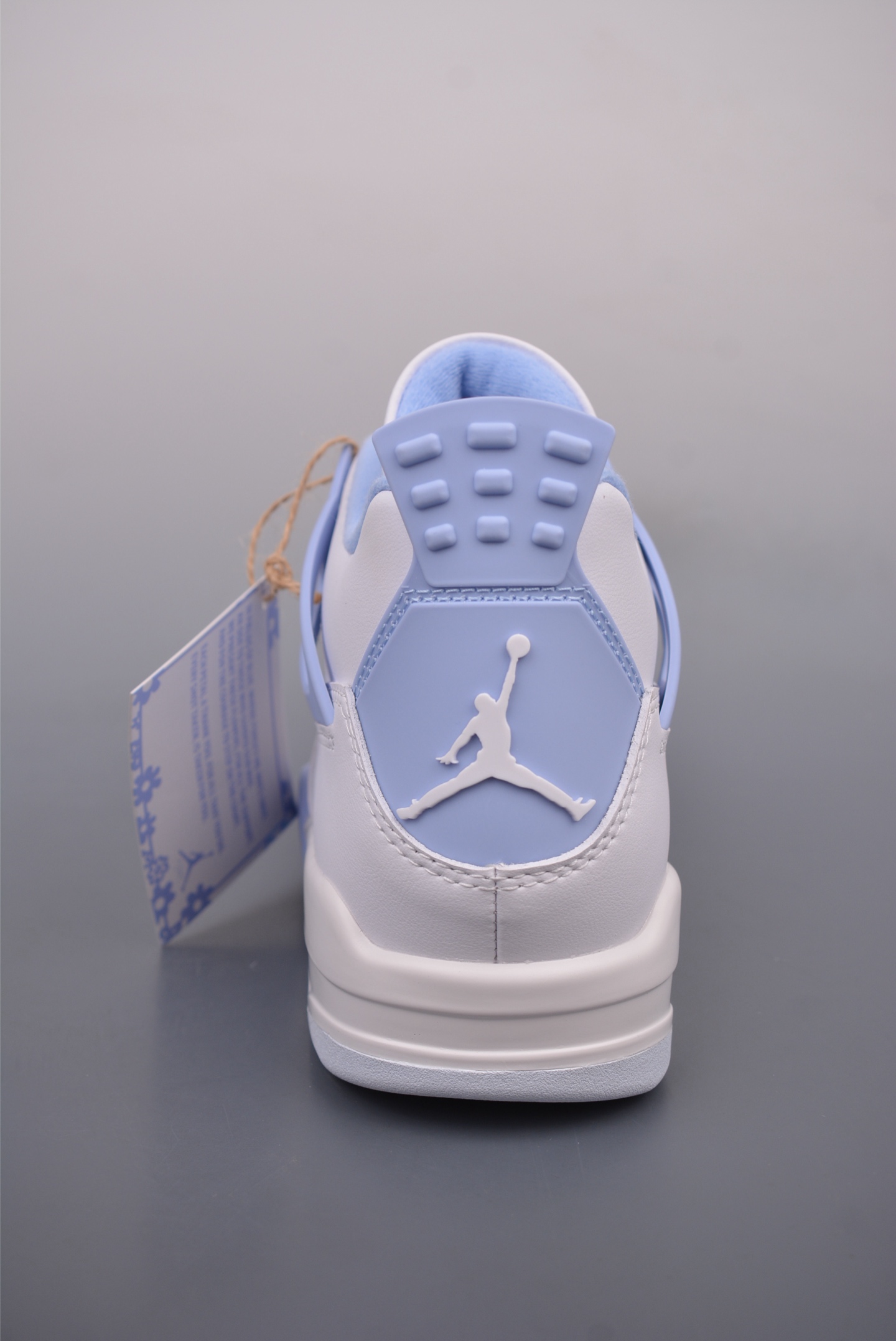 Air Jordan 4 Aluminum Forget Me Not White Blue  HV0823-100