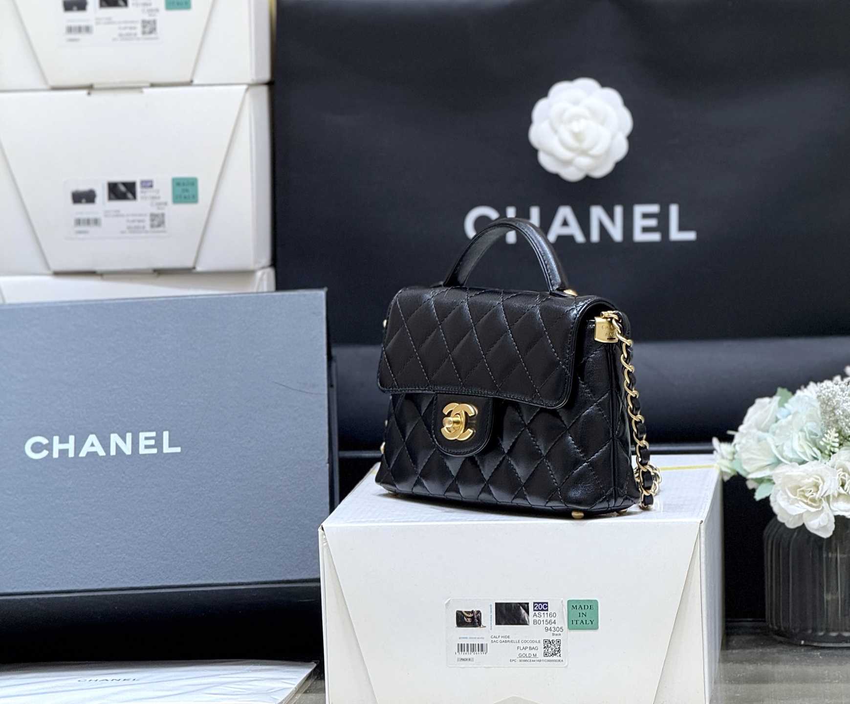 Chanel 25P Spring/Summer Preview Series Horizontal Kelly Handle Bag AS5354 00118