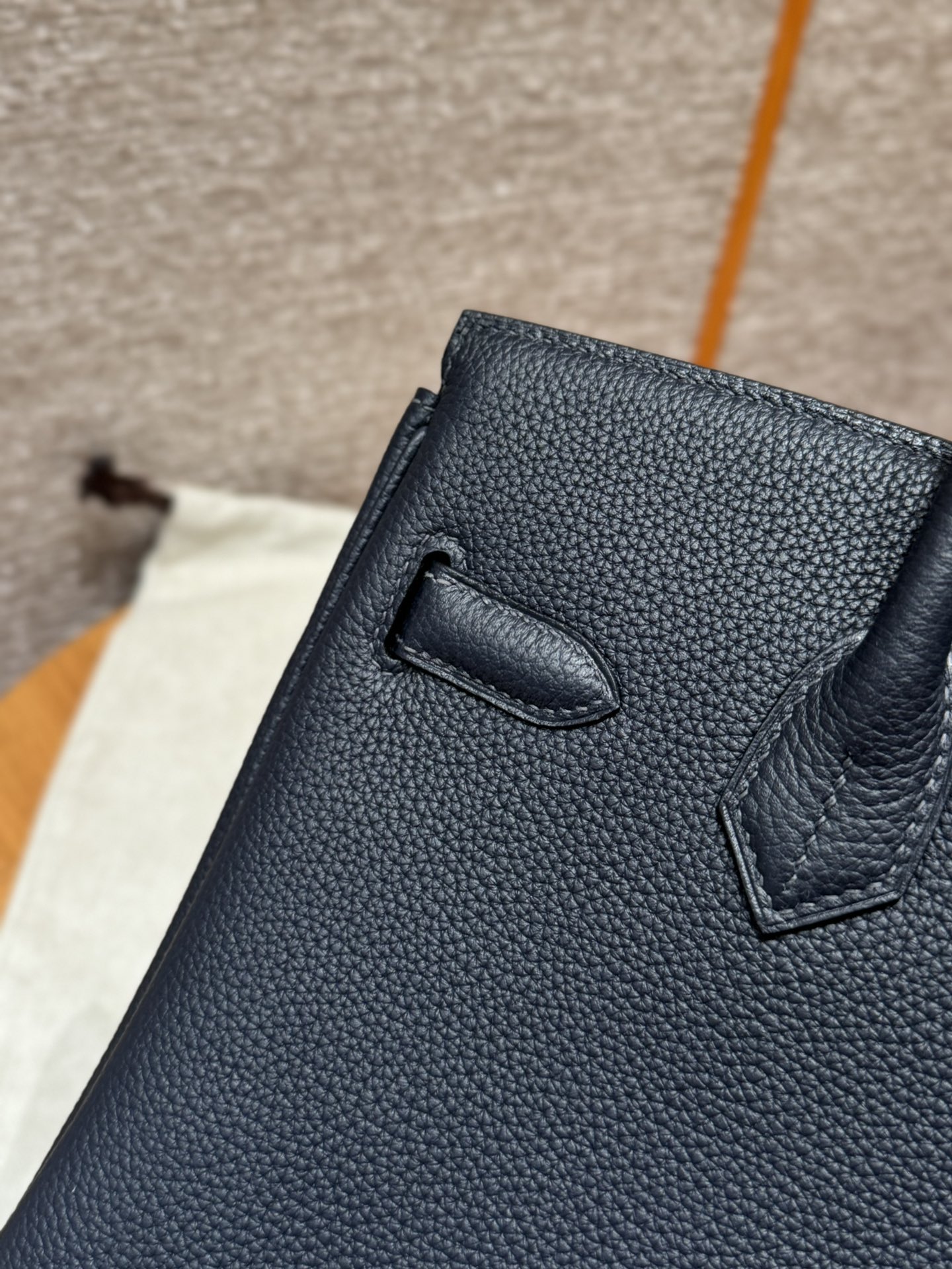 Hermès Birkin 76Bleu indigo (Handmade to order)
