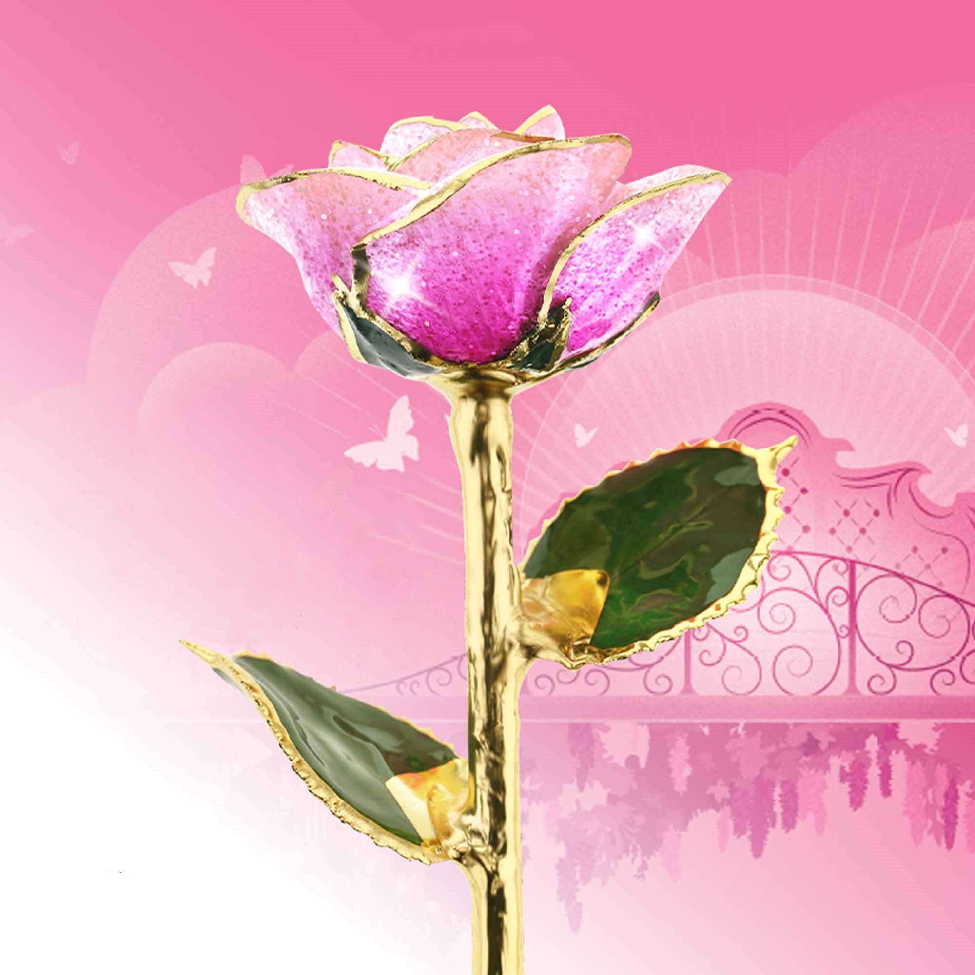 🔥HOT SALE🔥24kt Gold Dipped Rose Real Rose