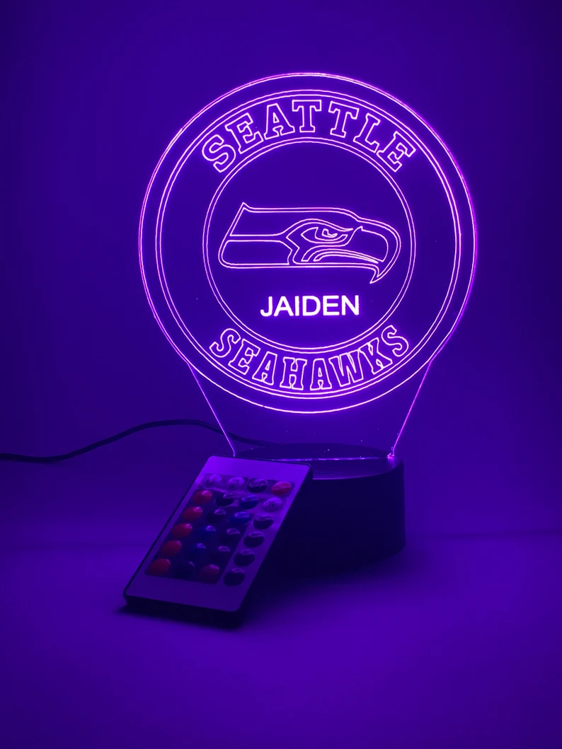 SEATTLE SEAHAWKS 3D LED LIGHT LAMP