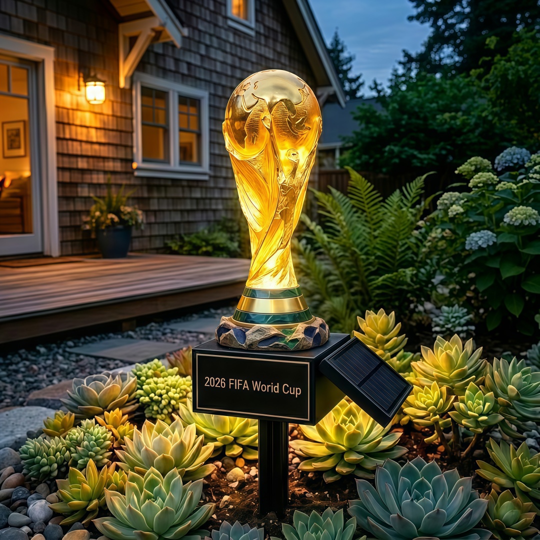 🌟2026 FIFA World Cup Commemorative Solar Trophy Garden Light