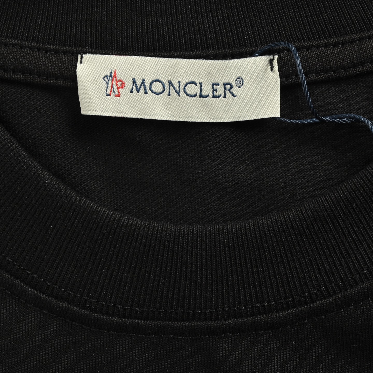 Moncler 25ss hand-painted large logo print short sleeves