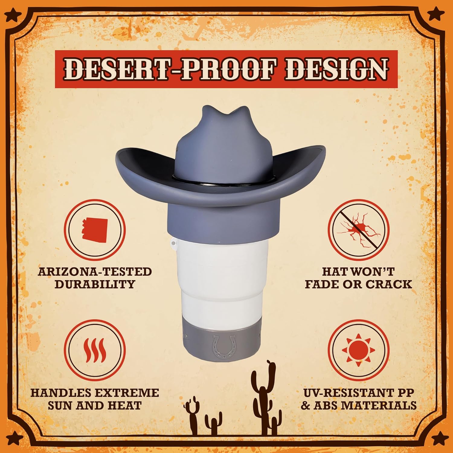 🔥ON SALE 59% OFF🔥Cowboy Hat Western Floating Pool Chlorine Dispenser