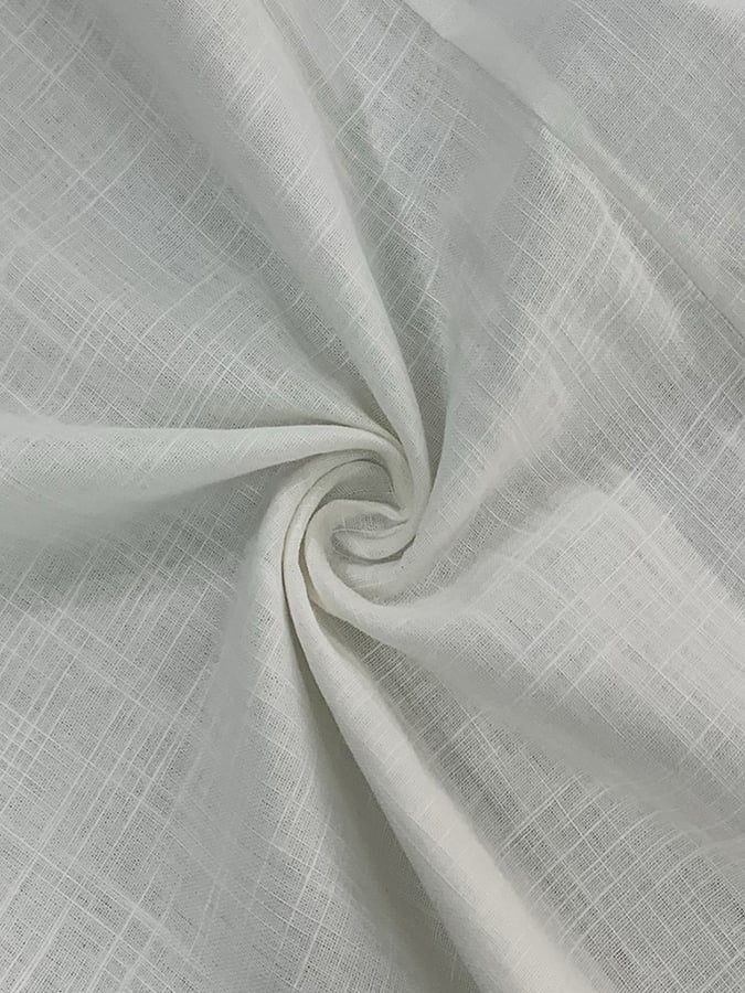 Women's Solid Color V-Neck Ruffled Sleeve Design Casual Cotton And Linen Shirt