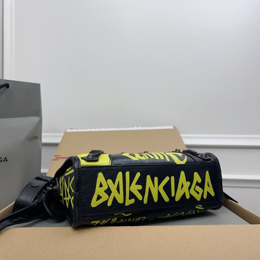 Balenciaga Mini City Graffiti Tote