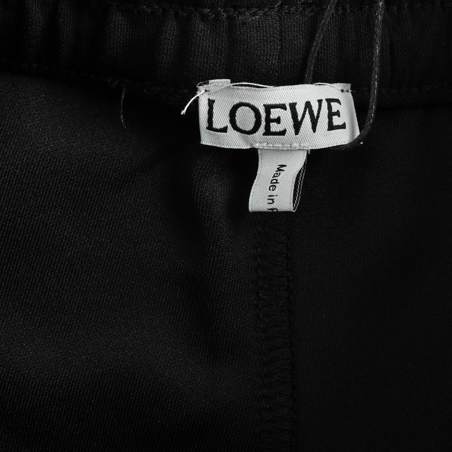 Loewe 25ss ethnic style side color-blocked webbing jacquard shorts