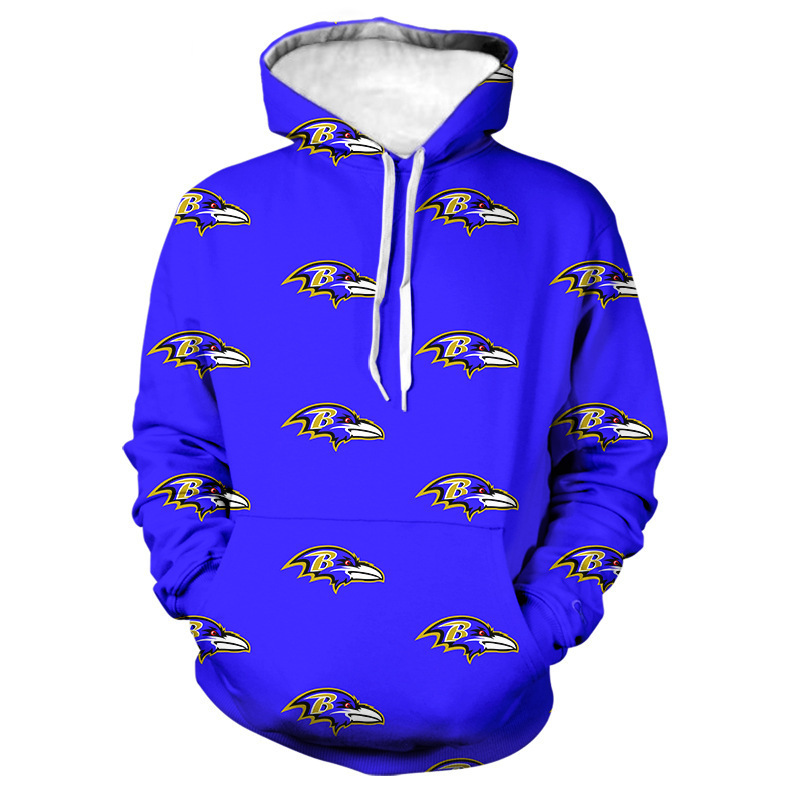 BALTIMORE RAVENS 3D HOODIE 2210