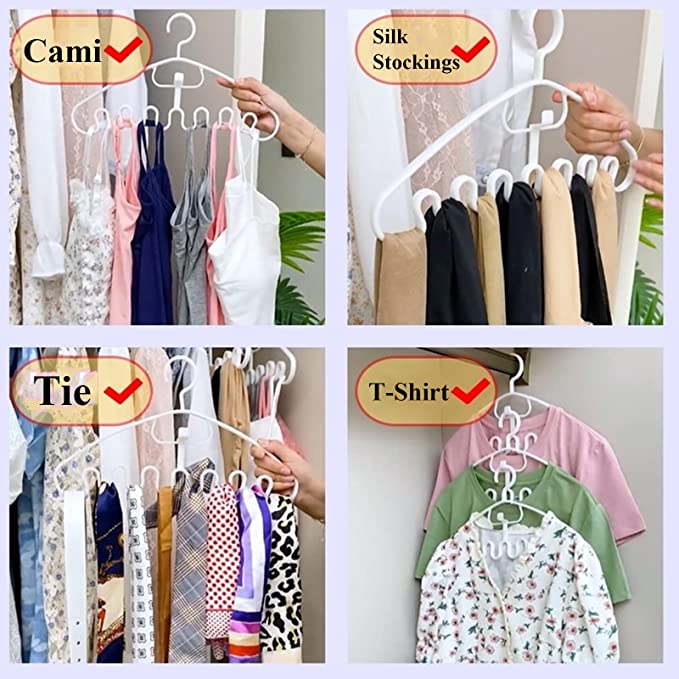 (🔥CHRISTMAS SALE 50% OFF)Creative Wave stackable hanger-BUY 2 SETS GET 1 SETS FREE NOW!