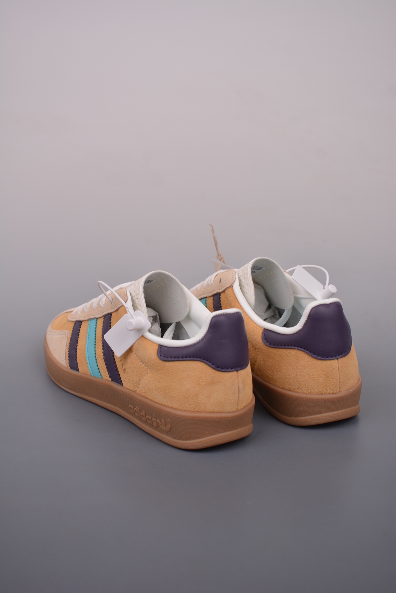 Adidas Gazelle Indoor Trainers Earthy Yellow Dark Purple IG1636
