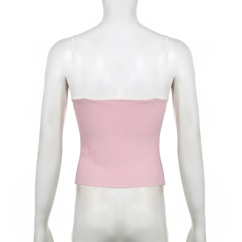 Super Sweet Bow Lace Cami
