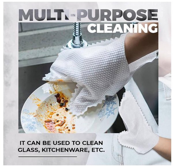 🔥45% OFF Last Day Sale-(1 SET/10PCS)Home Disinfection Dust Removal Gloves--BUY 5SETS GET 3SET FREE & FREE SHIPPING