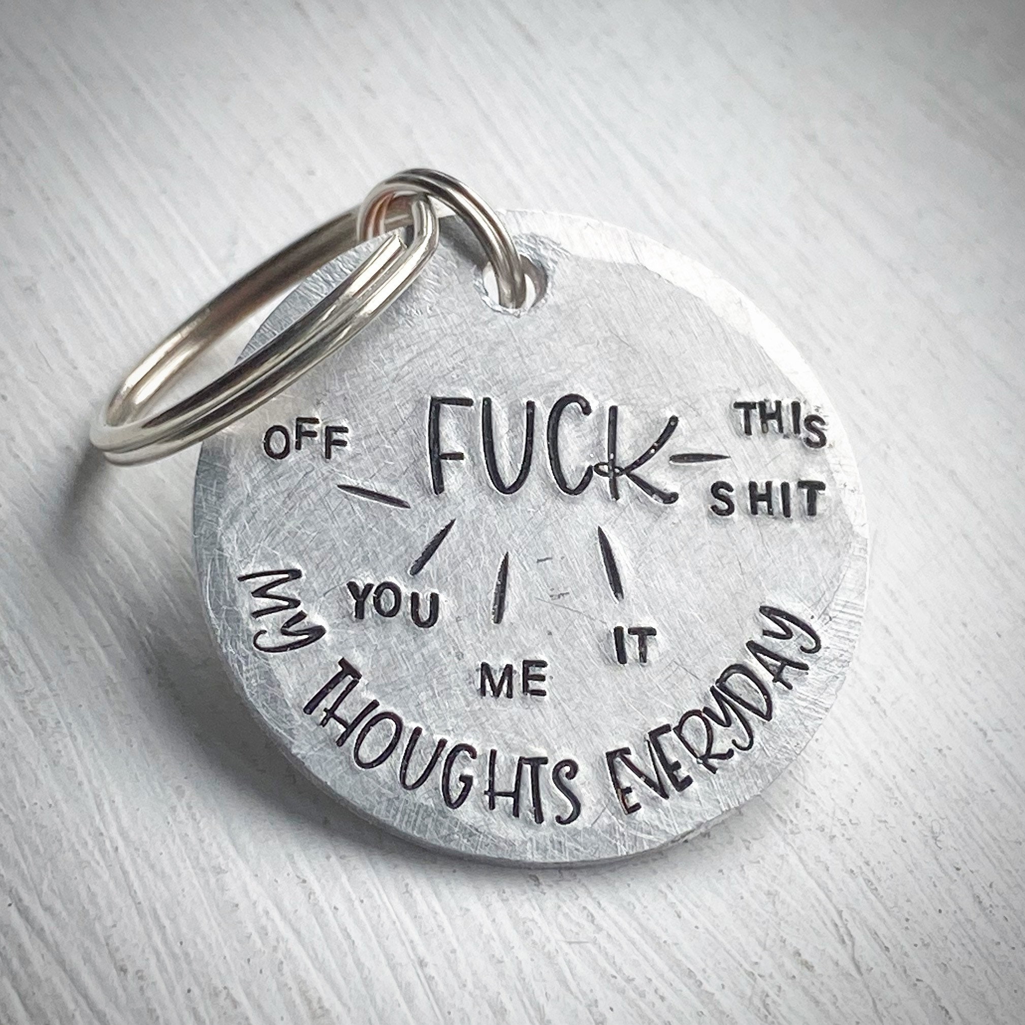 My everyday thoughts | Funny keychain