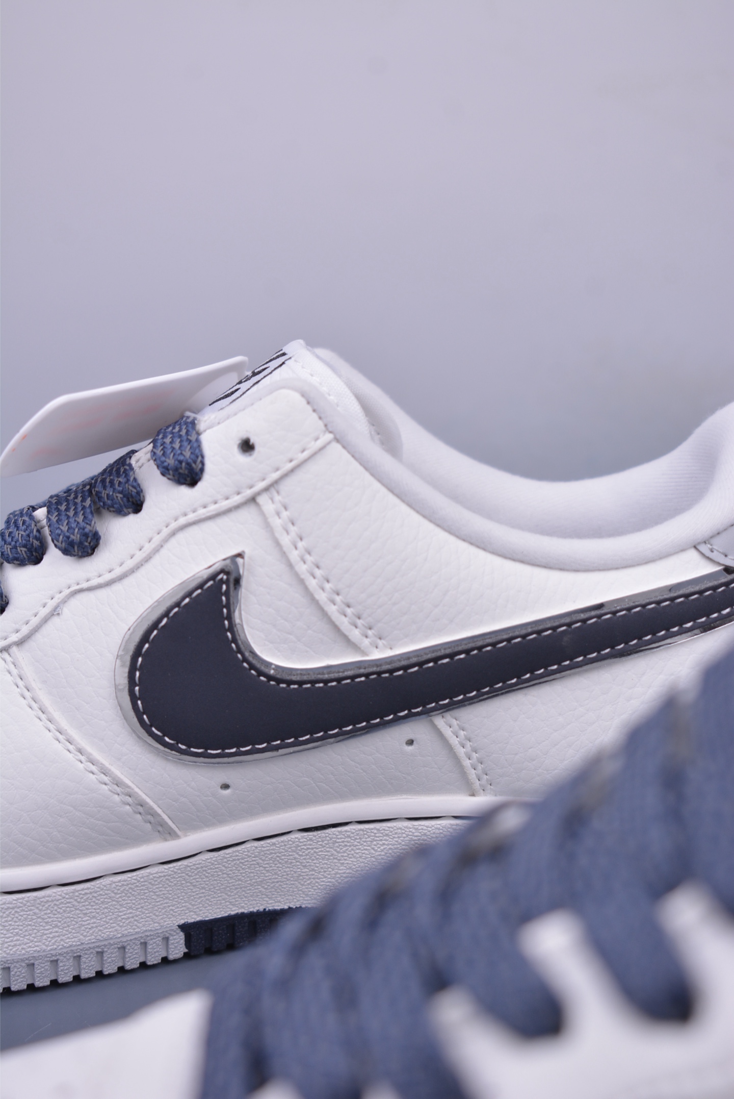 OFF WHITE x Nike Air Force 1’07 Low “Leather White Dark Blue” DQ6628-158
