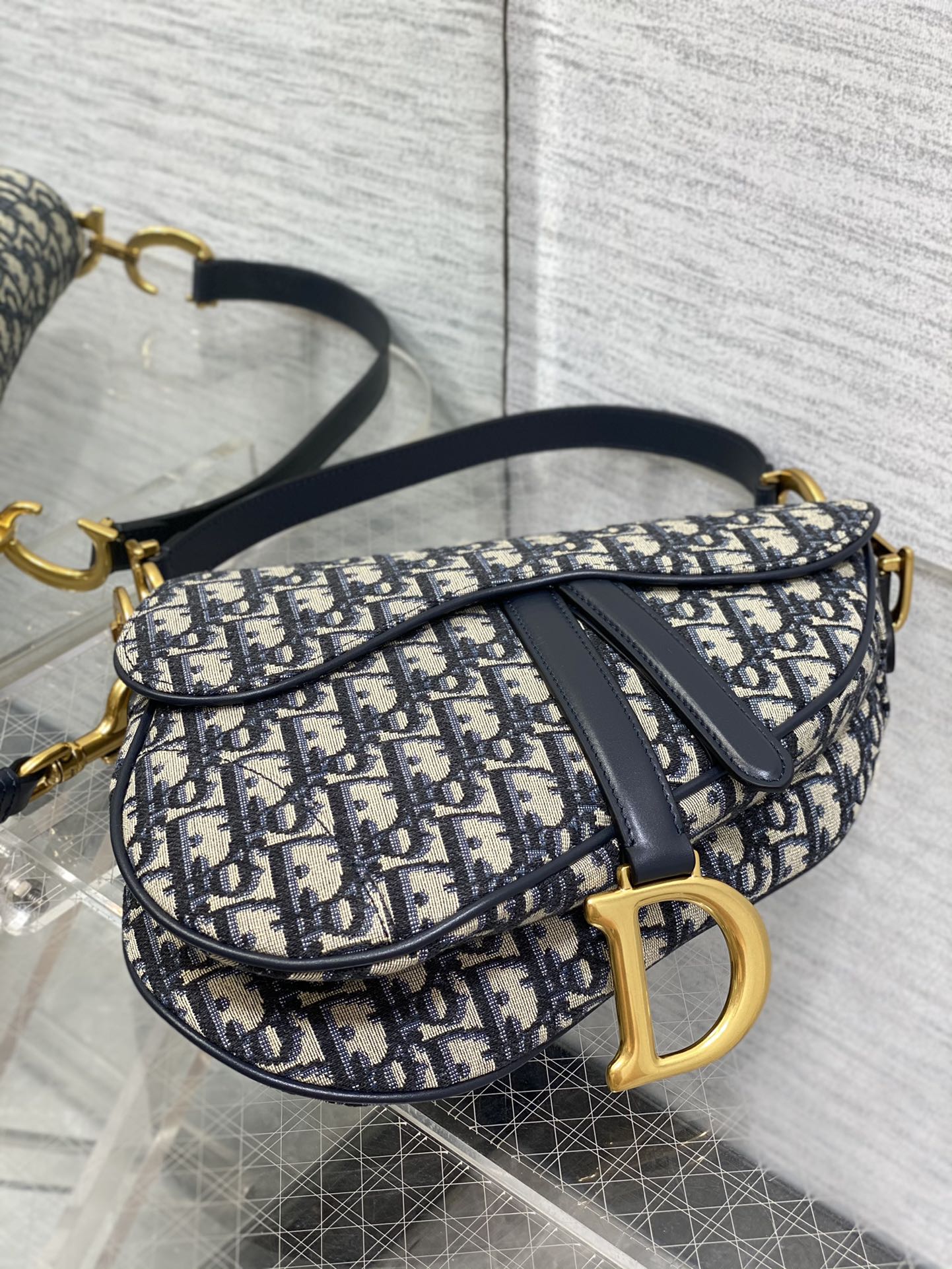 Dior CD Saddle Classic Saddle Bag