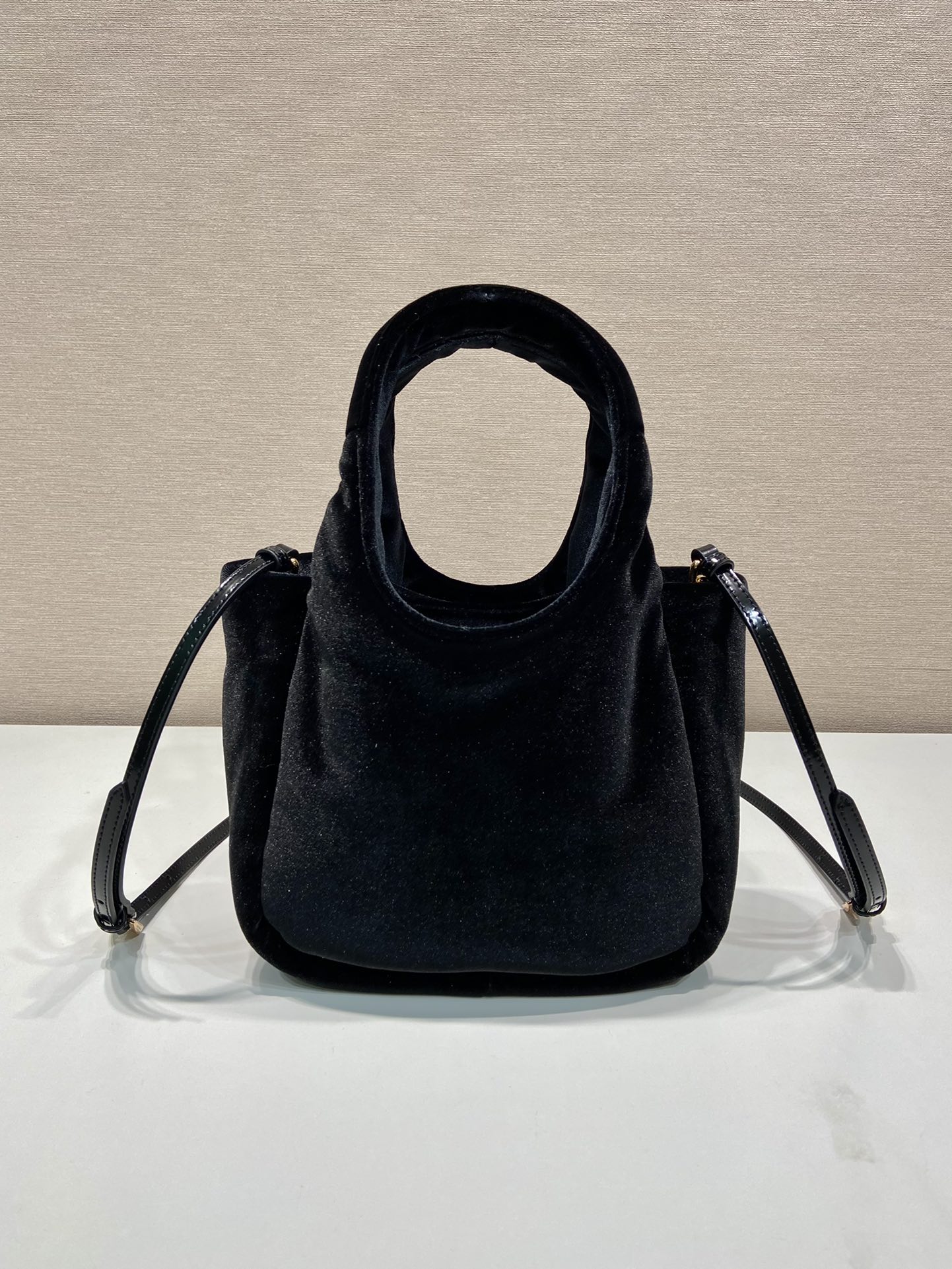 Prada Velvet Bucket Bag 1BA410