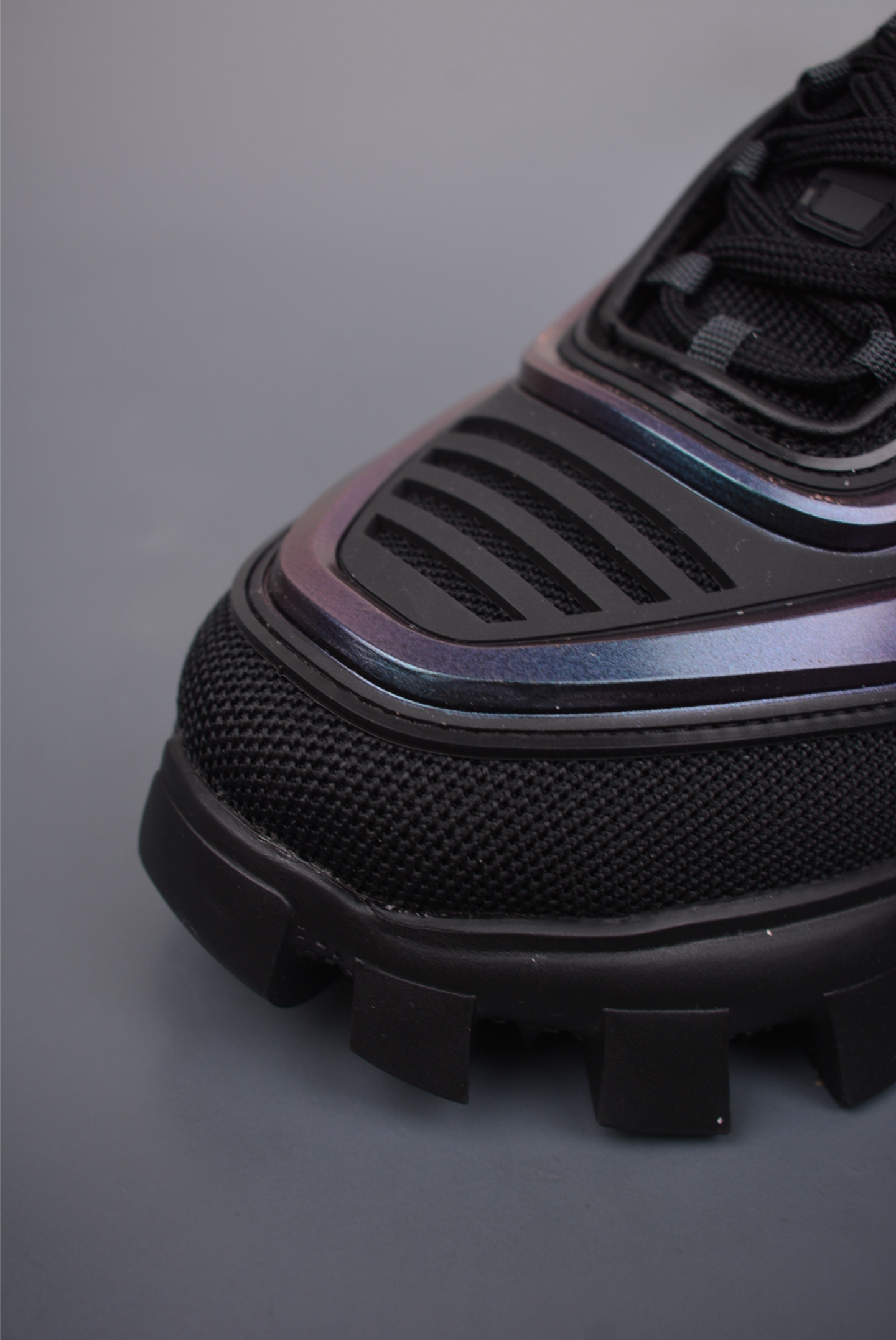 Prada Cloudbust Thunder Low Sneakers all black laser 2EG293_3LA8_F0002