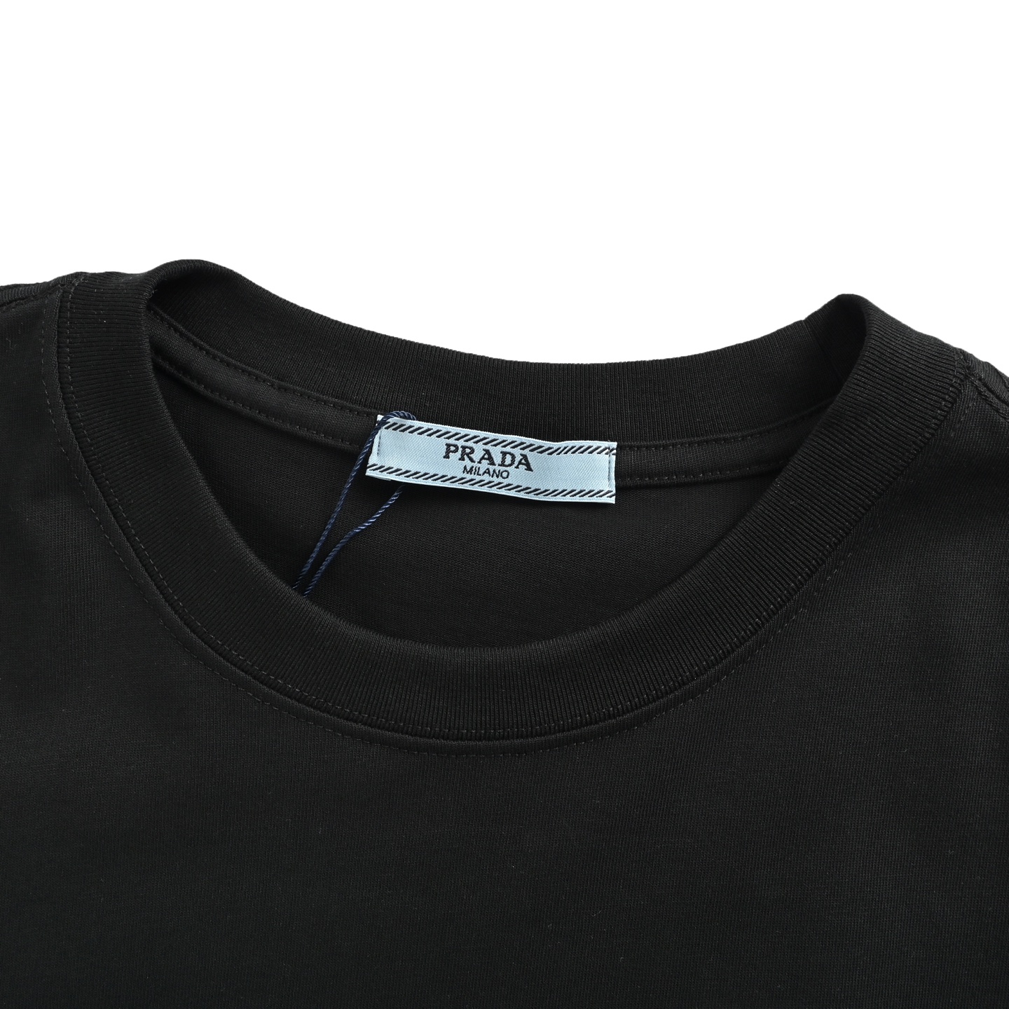 Prada 25ss handbag man letter print short sleeve