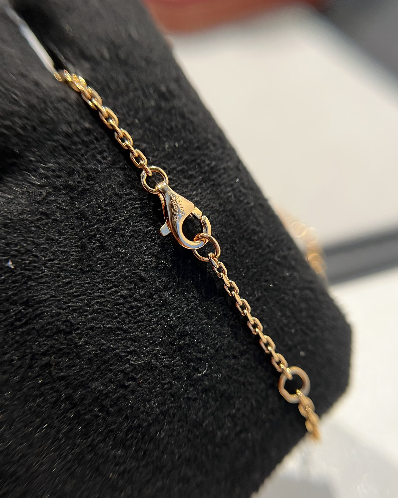 Cartier full diamond nail necklace