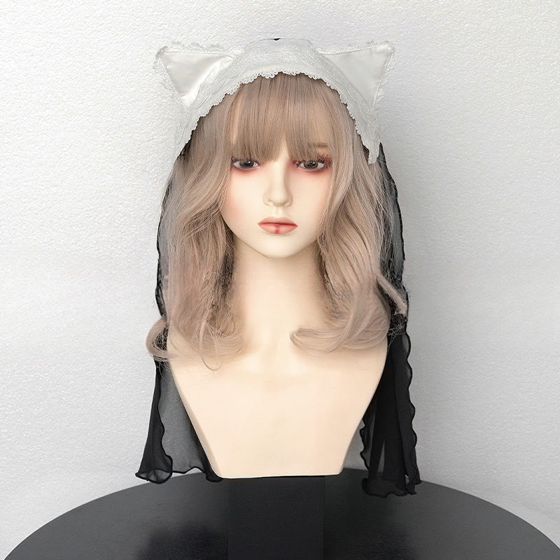 Nun Cross Slit Lingerie Dress