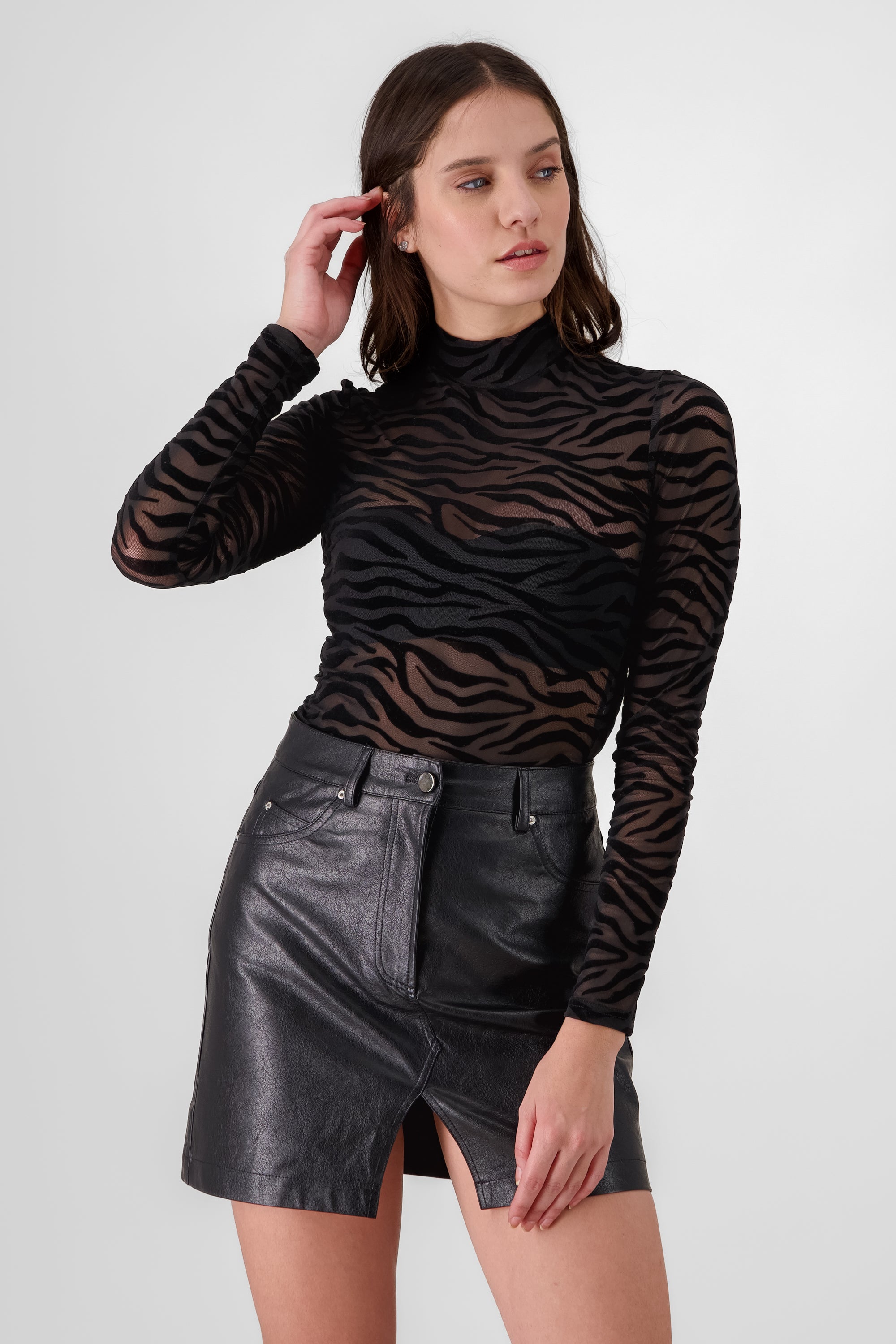 Flocked Bodysuit