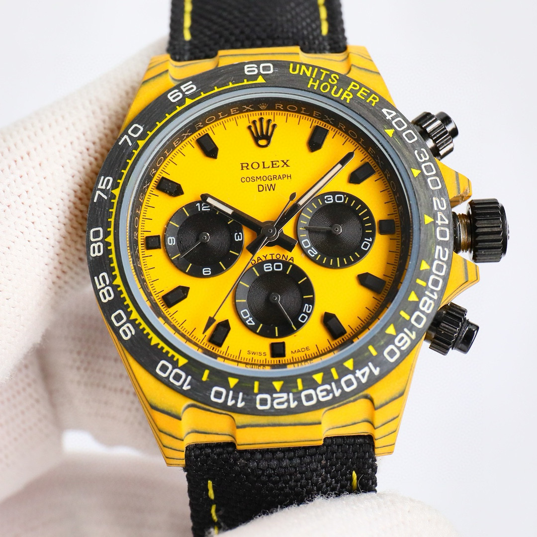 ROLEX-Cosmic Chronograph Daytona Series Carbon Fiber Custom Edition