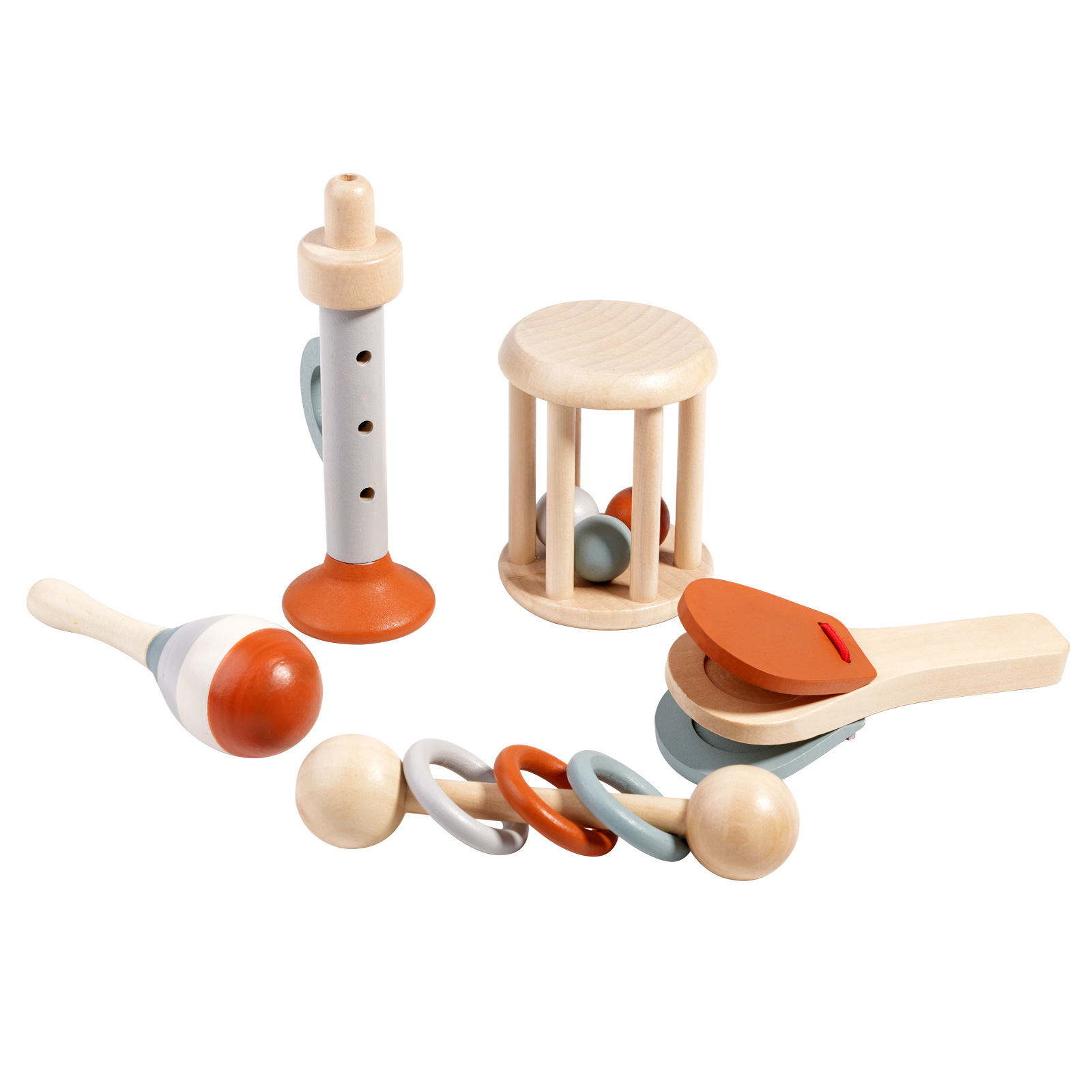 🎵✨5-Piece Baby Musical Instruments Montessori Musical Sensory Toy