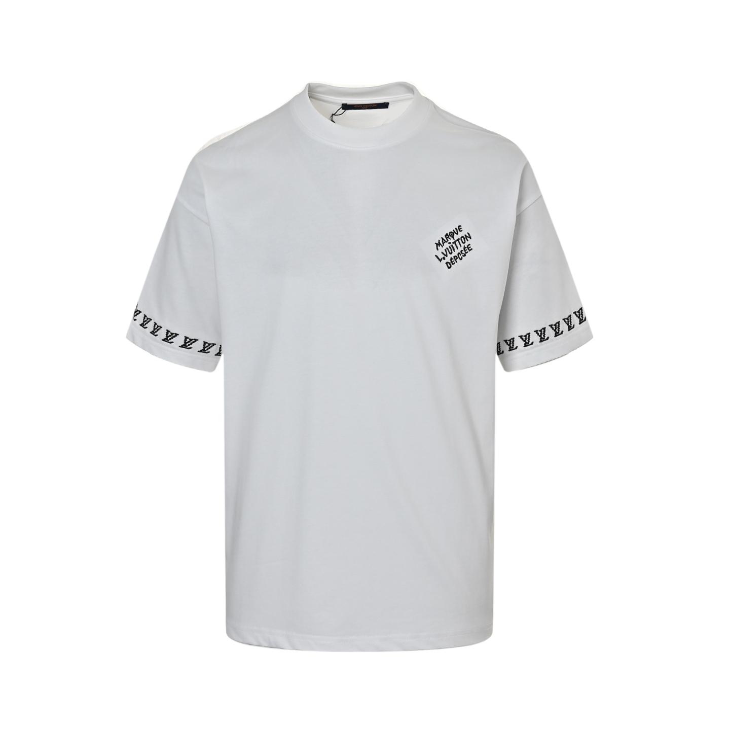 Louis Vuitton 25ss short sleeve with embroidered logo on the sleeve