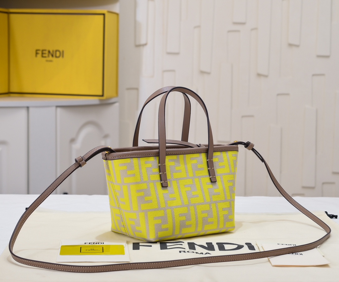 FENDI Monogram Roll Mini Vegetable Basket 7723
