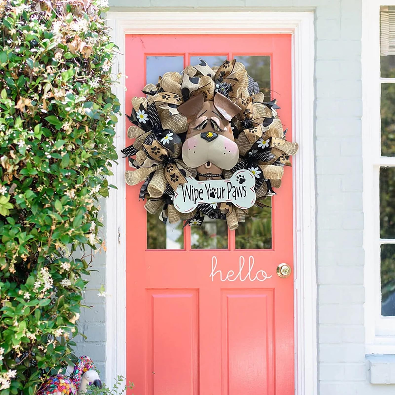 ON SALE🔥Adorable Dog theme wreath - 