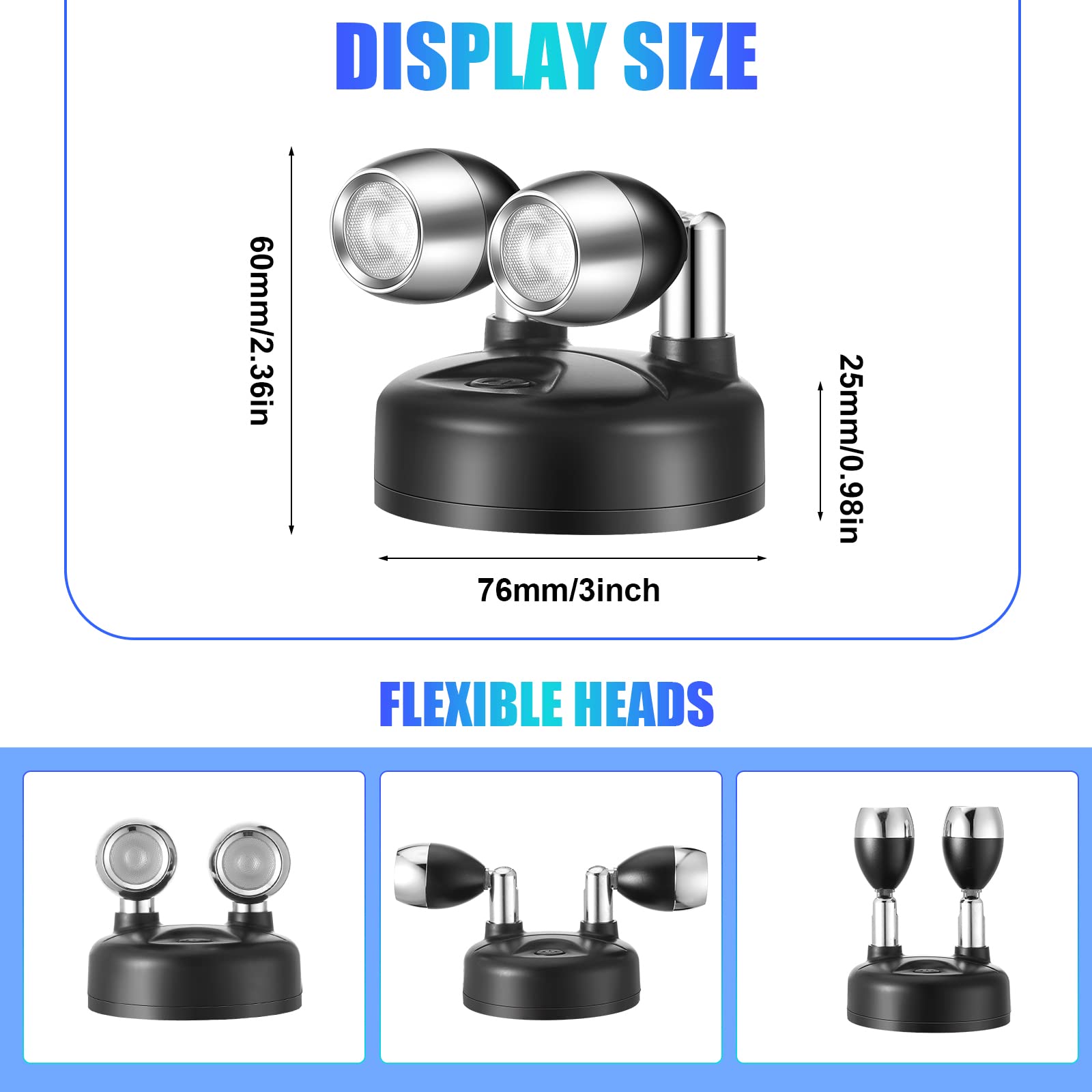 🔥ON SALE🔥Dual Head RGB LED Spotlight with Remote