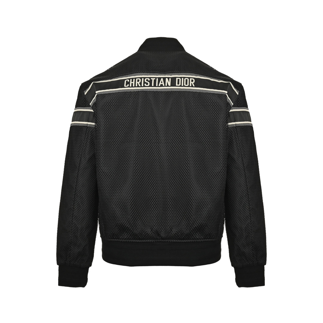 Dior 24Fw mesh webbing baseball jacket