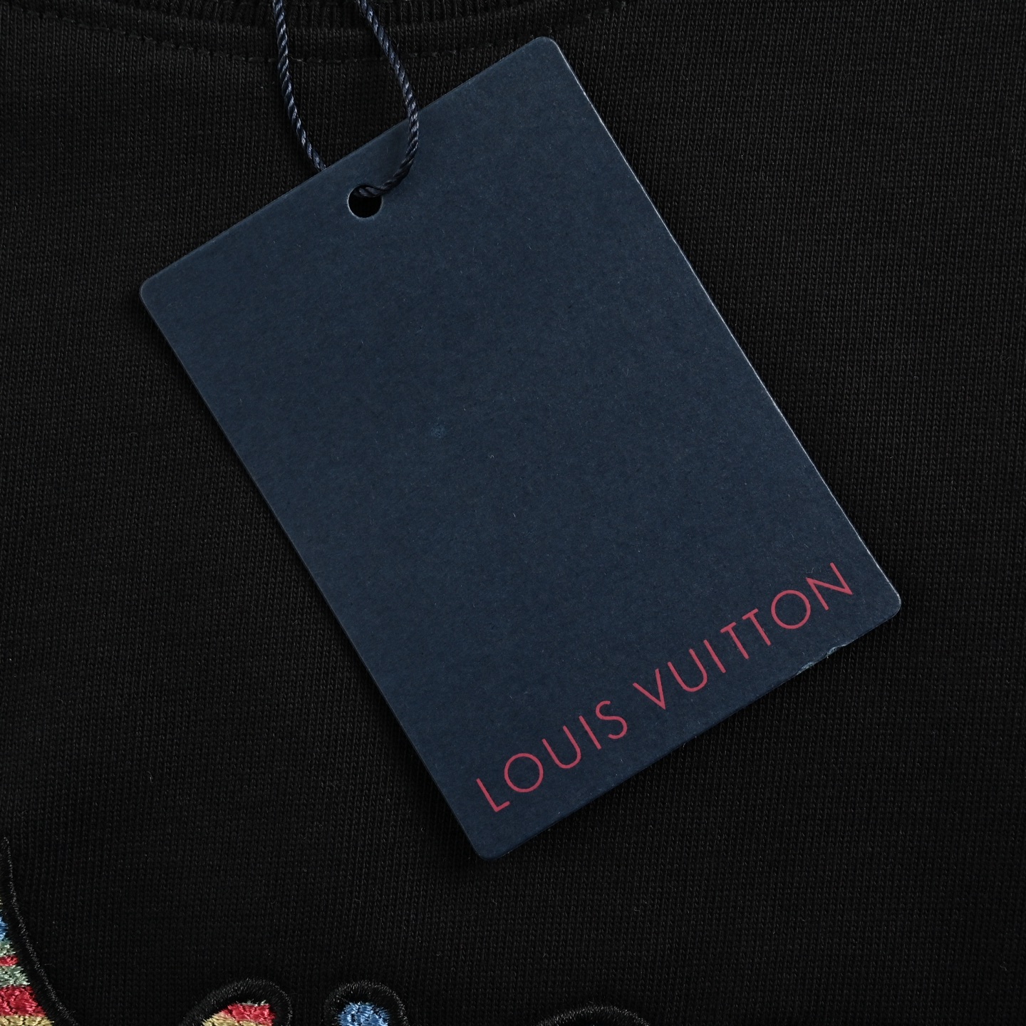 Louis Vuitton 25ss rainbow woven embroidered short sleeve