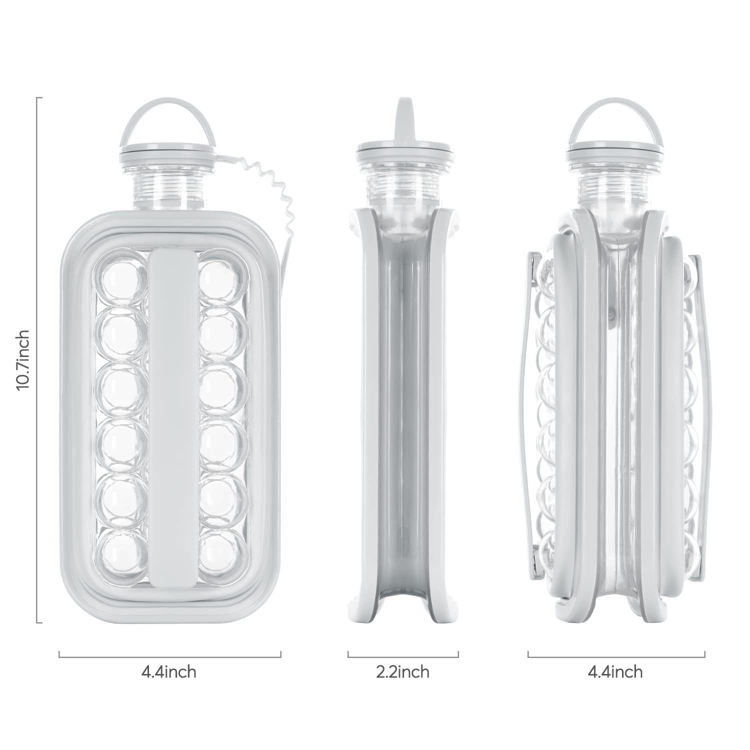 🔥Last Day Promotion-[SAVE 50% OFF]--2 in 1 Portable Ice Balls Maker Bottle--BUY 2 GET 10% OFF & FREE SHIPPING