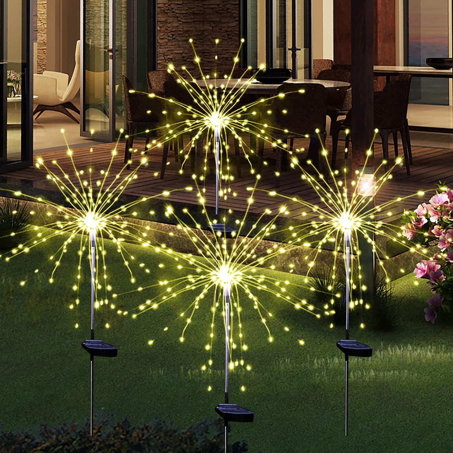 🔥ON SALE 59% OFF🔥Waterproof Solar Garden Fireworks Lamp