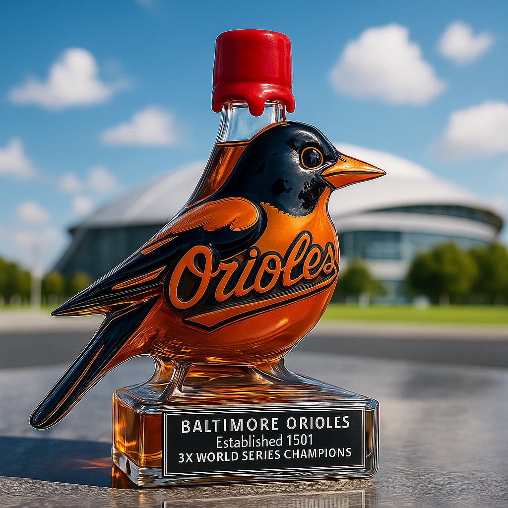 Baltimore Orioles Commemorative Whiskey Bottle