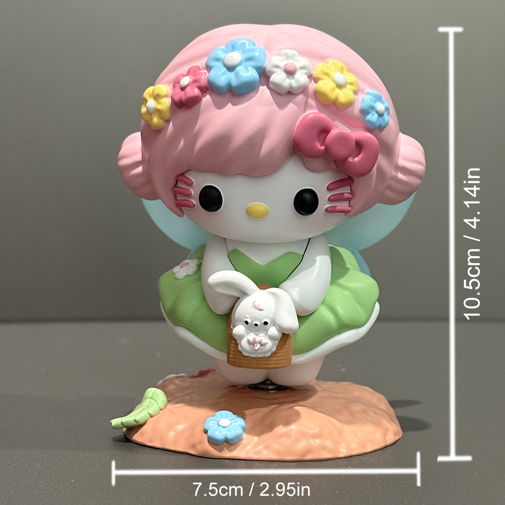 Doll Hello kitty elf 3D three-dimensional will rotate decorative ornaments