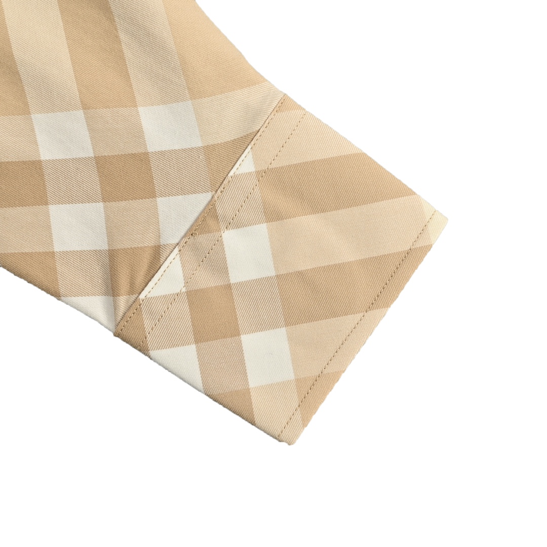 Burberry 24Fw Large Check Cotton Shirt