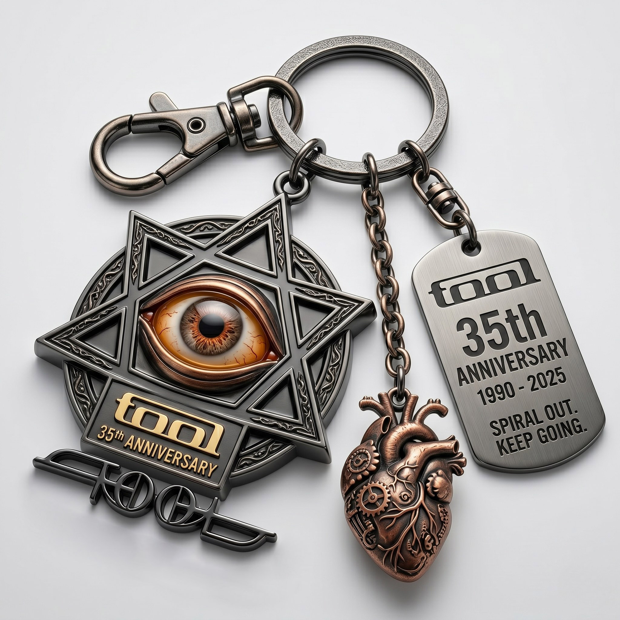 Tool 35th Anniversary Collectible Keychain