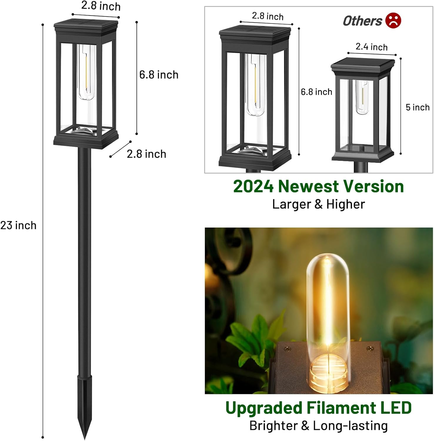 🔥Hot Sale 49% OFF✨Solar Pathway Lights Outdoor