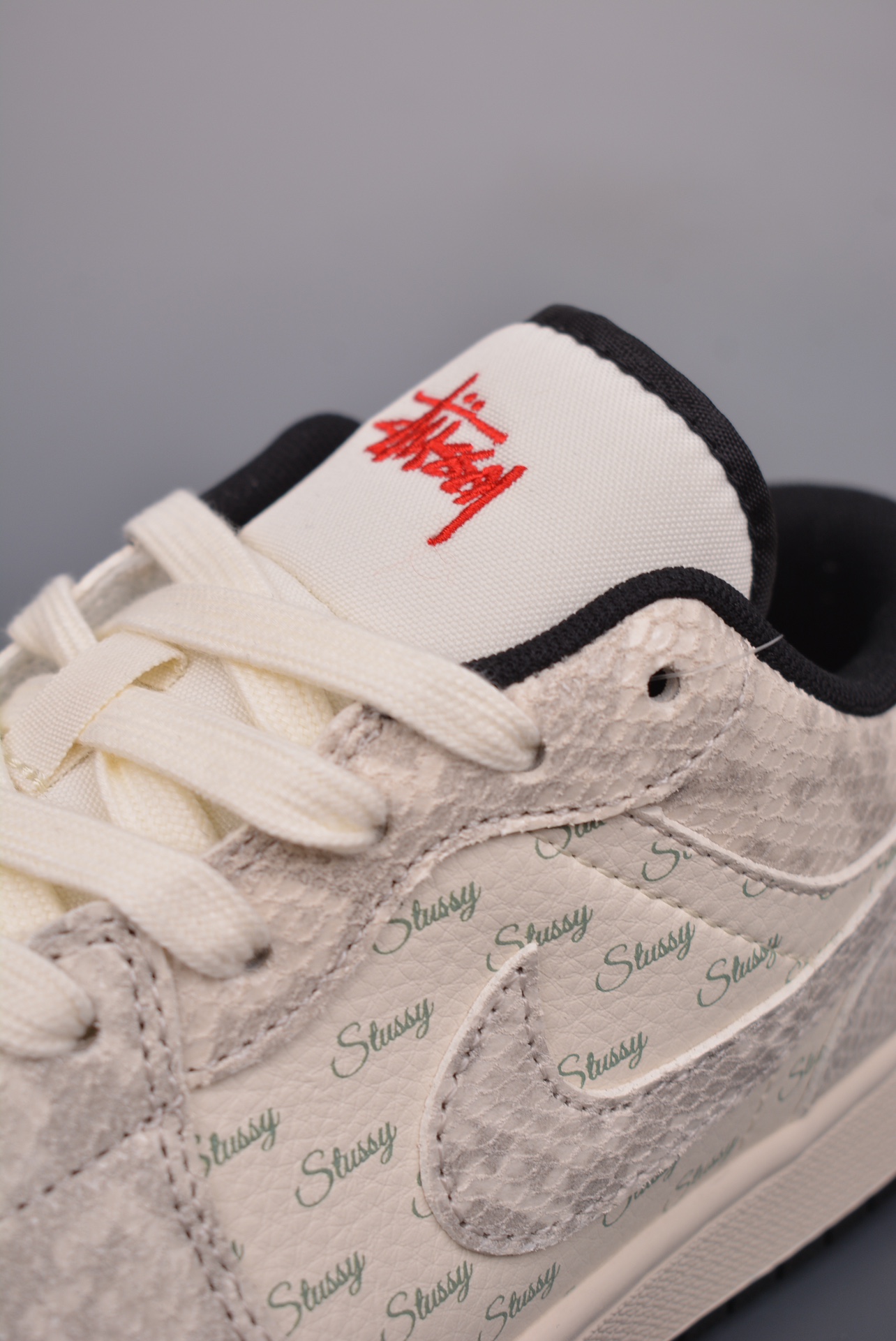 Stussy x Nike Air Jordan 1 Low OG Year of the Snake Off-White FC1688-20
