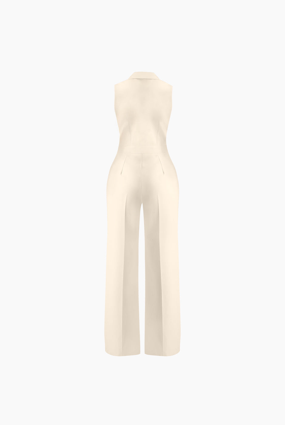 Jumpsuit liso de escote en V