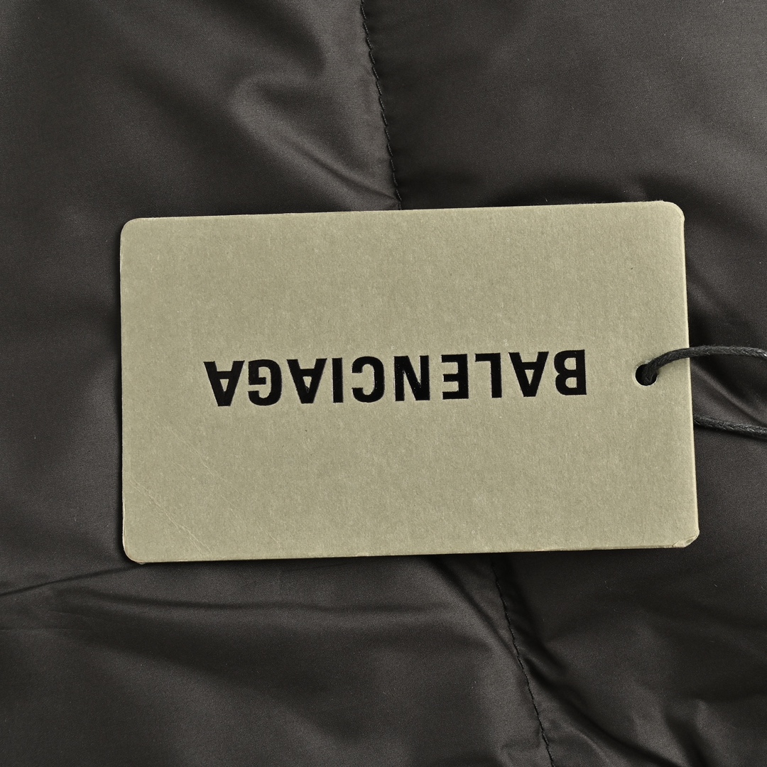 Balenciaga 24Fw flame-back stand-up collar down jacket