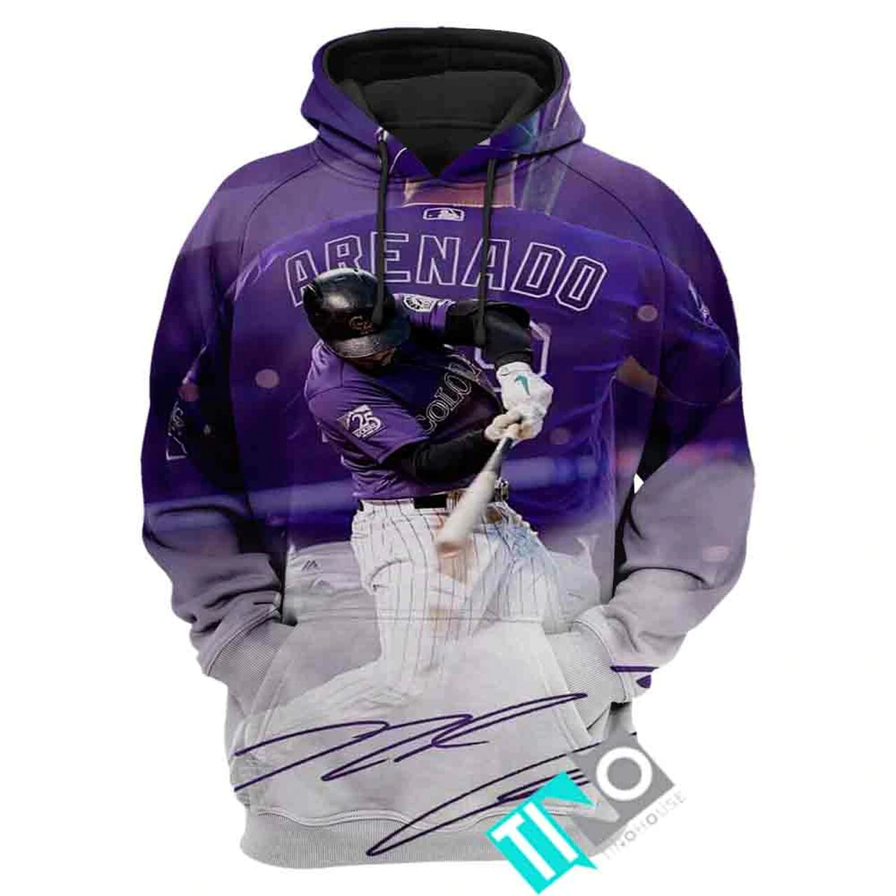 COLORADO ROCKIES 3D CASUAL HOODIE 102