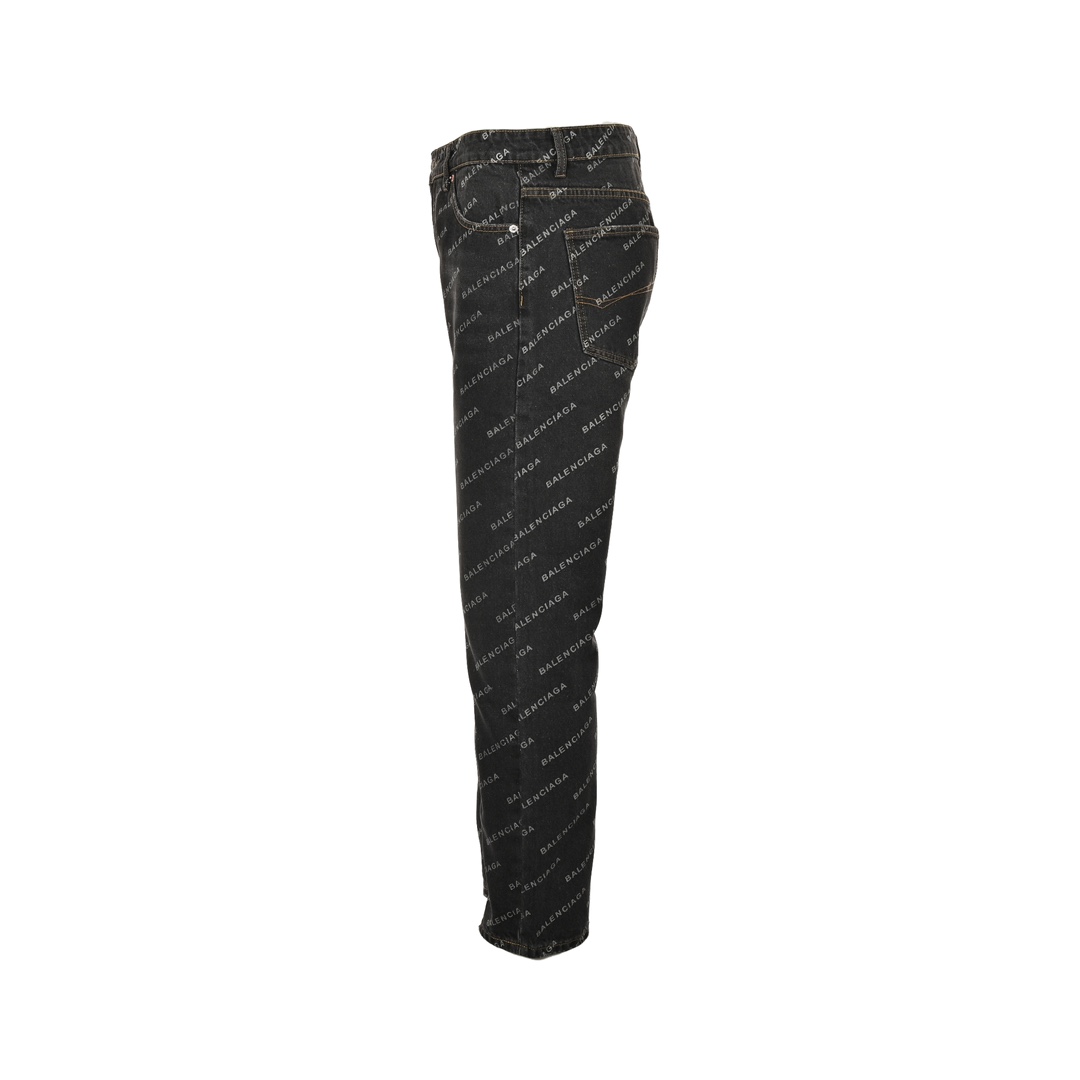 Balenciaga 24Fw Barrage Print Jeans