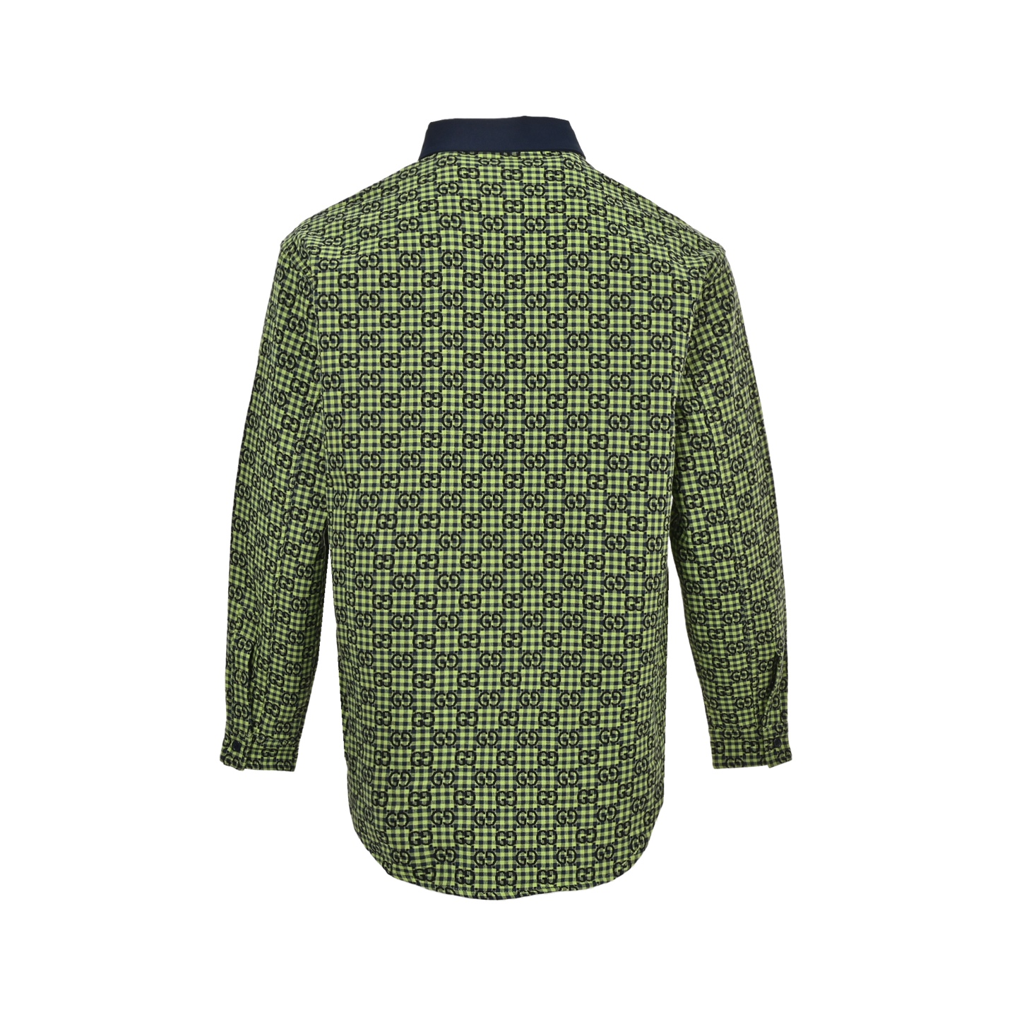 Gucci 25Fw all-over Double G monogram long-sleeved shirt